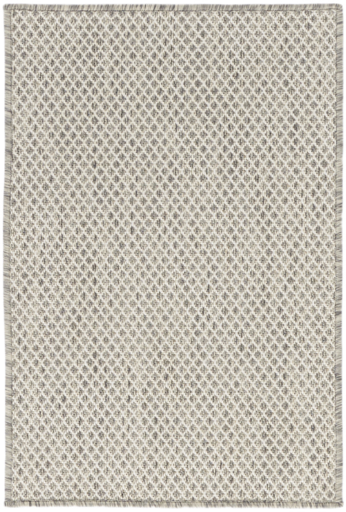 Nourison Courtyard 2' x 3' Ivory Silver Modern Rug