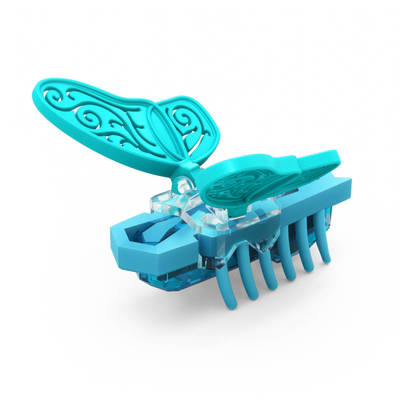 HEX BOTS Nano Blue Butterfly Single, Sensory Toys for Kids & Cats with Vibration Technology, Insect Toys & Mini Robot Toy for Kids Ages 3 & Up