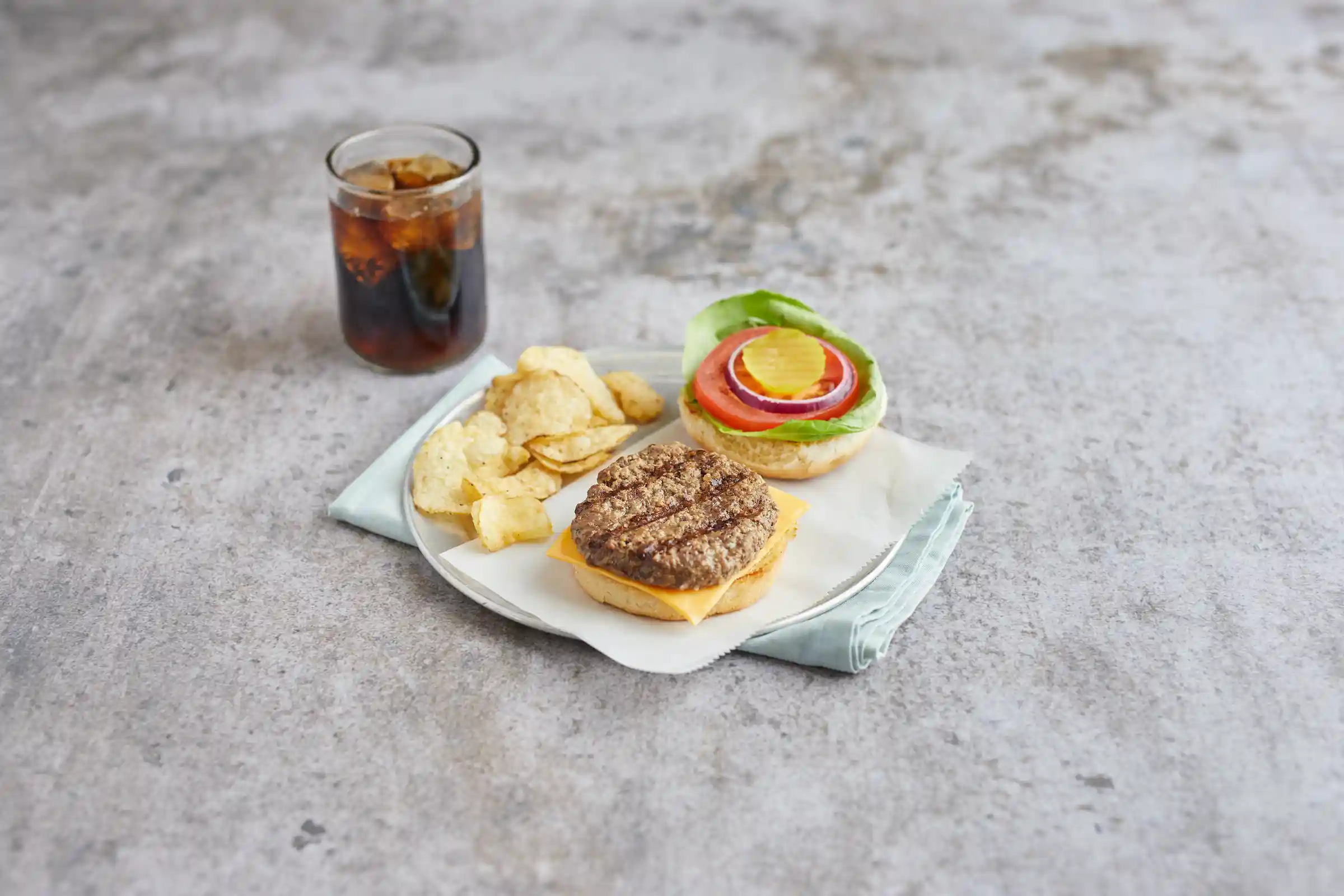 AdvancePierre™ Flame Grilled Beef Steak Burger, 2.4 oz._image_01