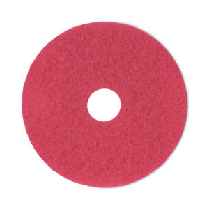 Boardwalk, Buff, Red, 17", Round Floor Pad