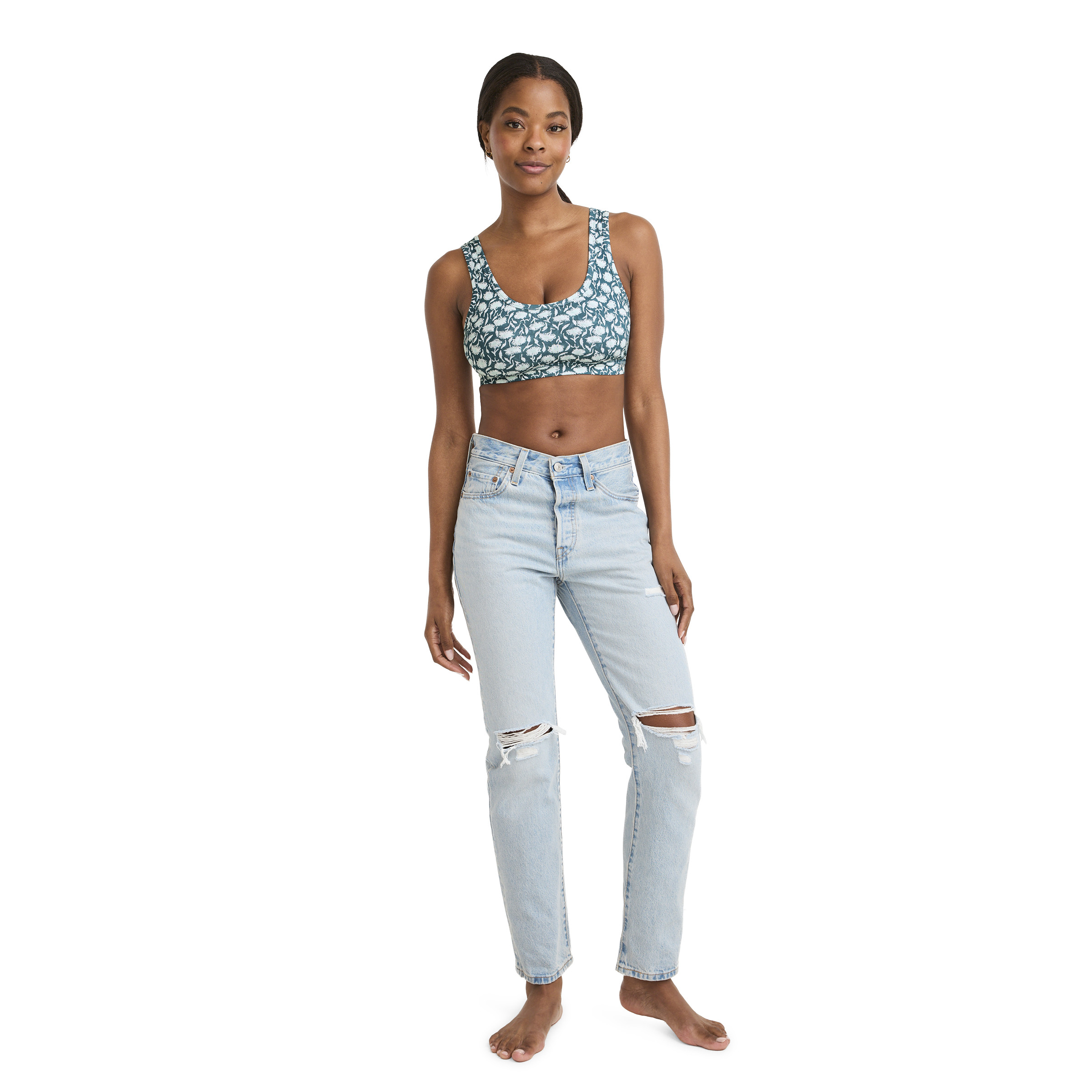 Jockey Women's Organic Cotton Stretch Tank Strap Bralette - Picture 59 of 61