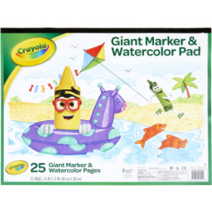 Giant Marker & Watercolor Pad