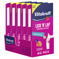 Image of Vitakraft Lick 'n' Lap™, Cat Treat with Salmon, 80 Count