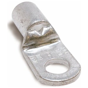 Sta-Kon® Tubular Ring Terminal, Non-Insulated, 3/8 in. Stud, Metallic
