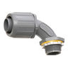 SNAP²IT® Push-On Liquid Tight Connector, UV-Rated Plastic, 90°, 3/4 in.