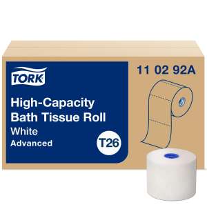 Tork, T26 Advanced High-Capacity, 2 ply, 3.77in Bath Tissue