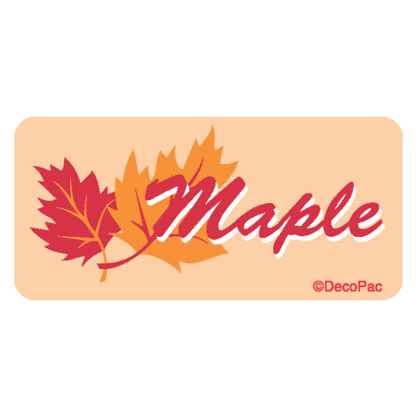 Maple Promotional Label