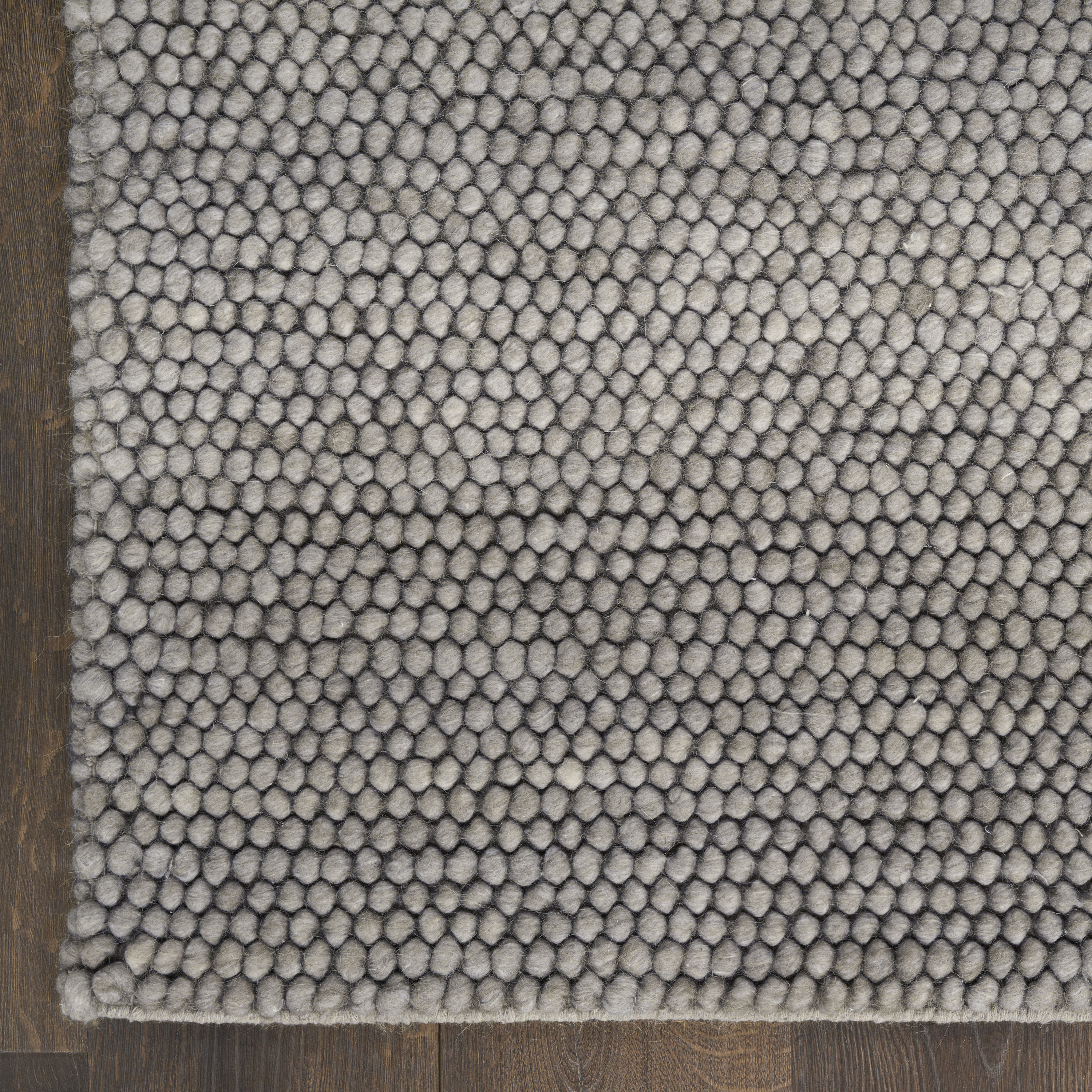 DKNY Pure Knots 5'3" x 7'3" Grey Modern Indoor Rug