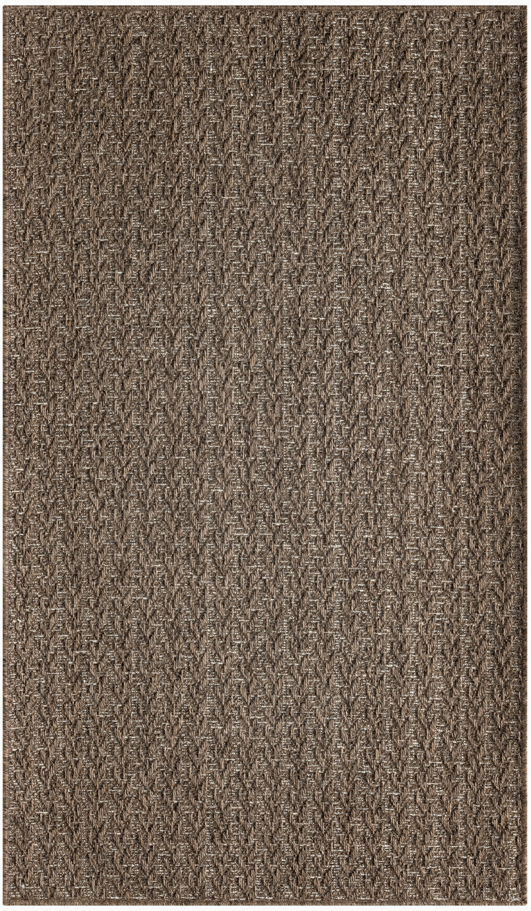 Nourison Tulum 3' x 5' Brown Outdoor Rug