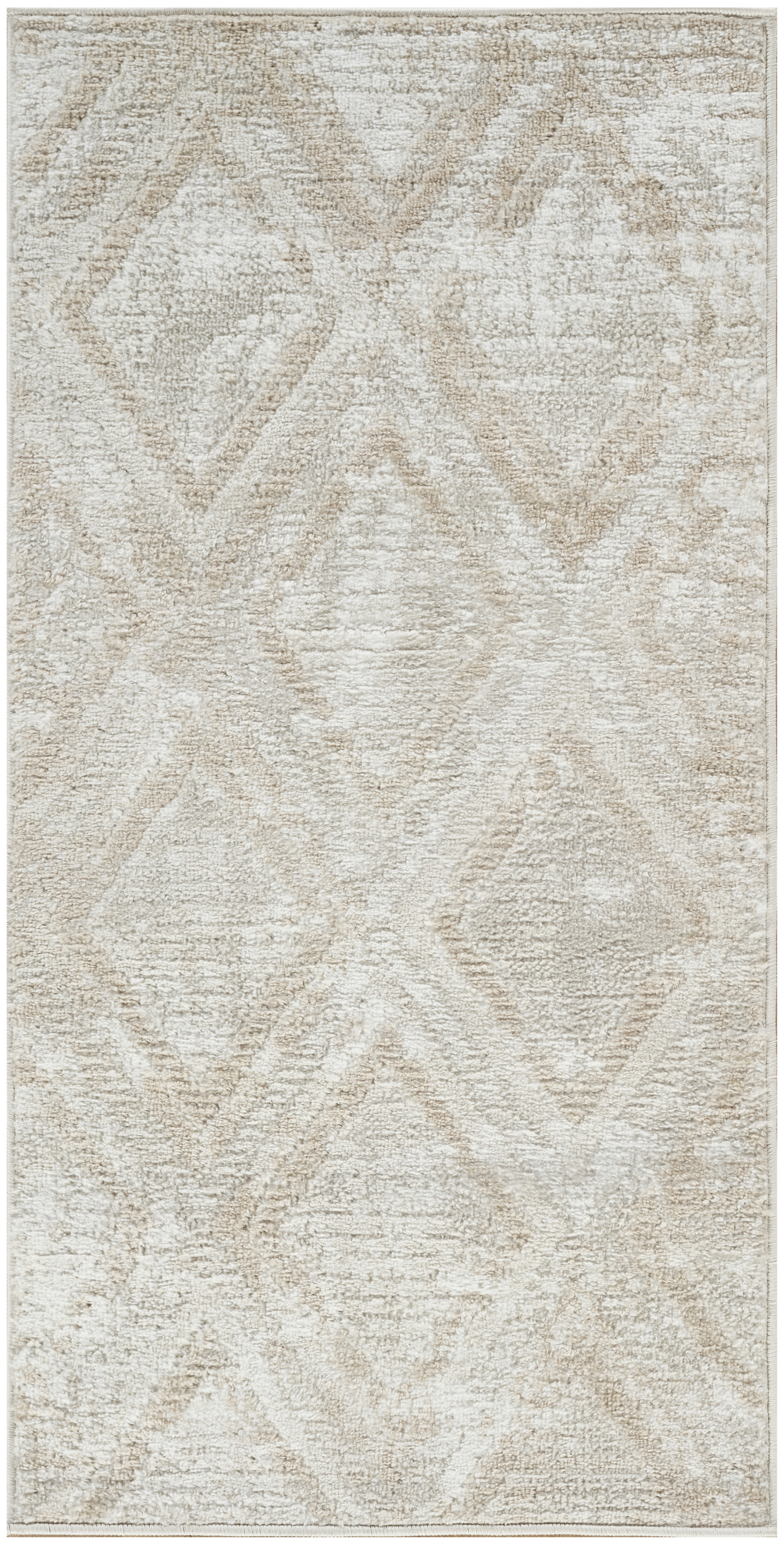 Nourison Dekor 2' x 4' Ivory Beige Modern Indoor Rug