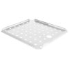 Two-thirds-size Super Pan 3® stainless steel false bottom