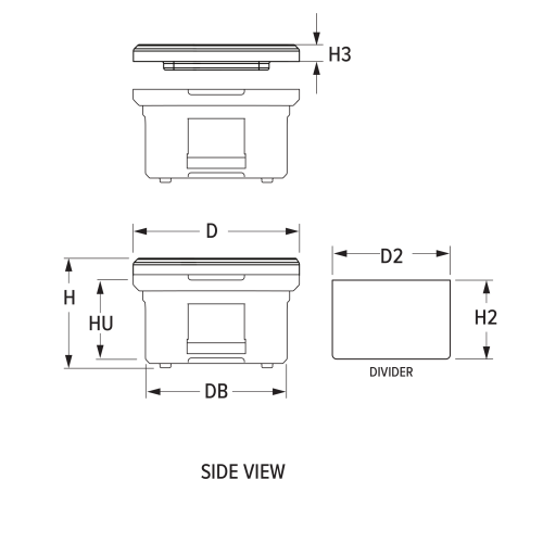 Engineering side view