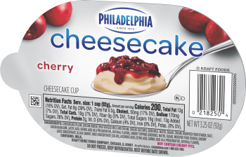 Philadelphia Cherry Cheesecake Cups (2 Count), 3.25 Oz