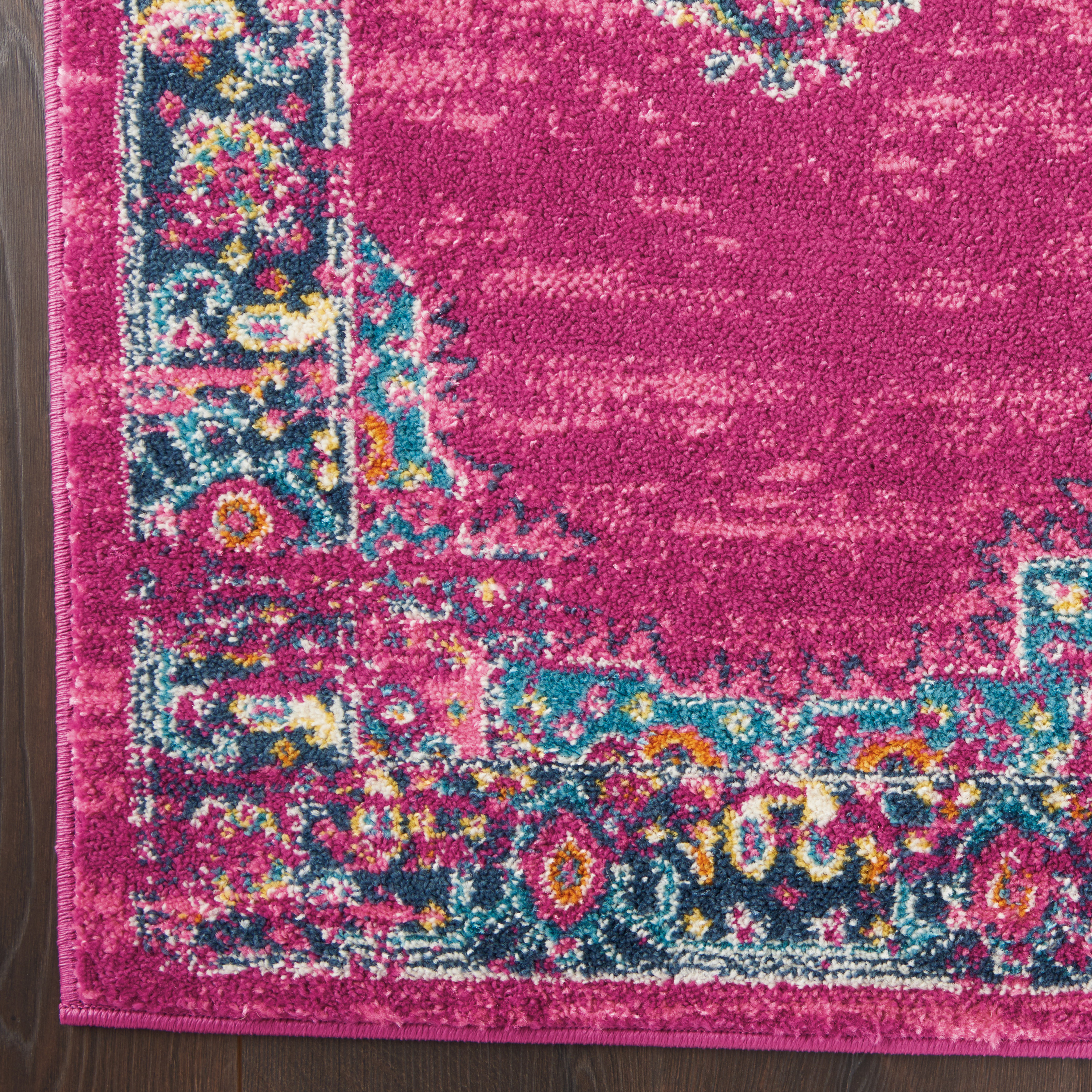 Nourison Passion 2'2" x 7'6" Fuchsia Bohemian Indoor Rug