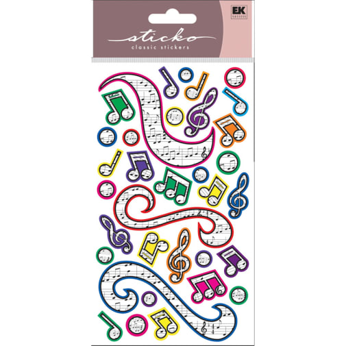 Sticker Muzik Color Colorful Music Stickers