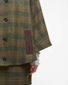 Flax Lily Wool Cape Arabesque/Brown