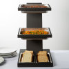 Cubic Accessories - Tiered Wood Stand For Three 2/3 Size Pans  (Order Separately)