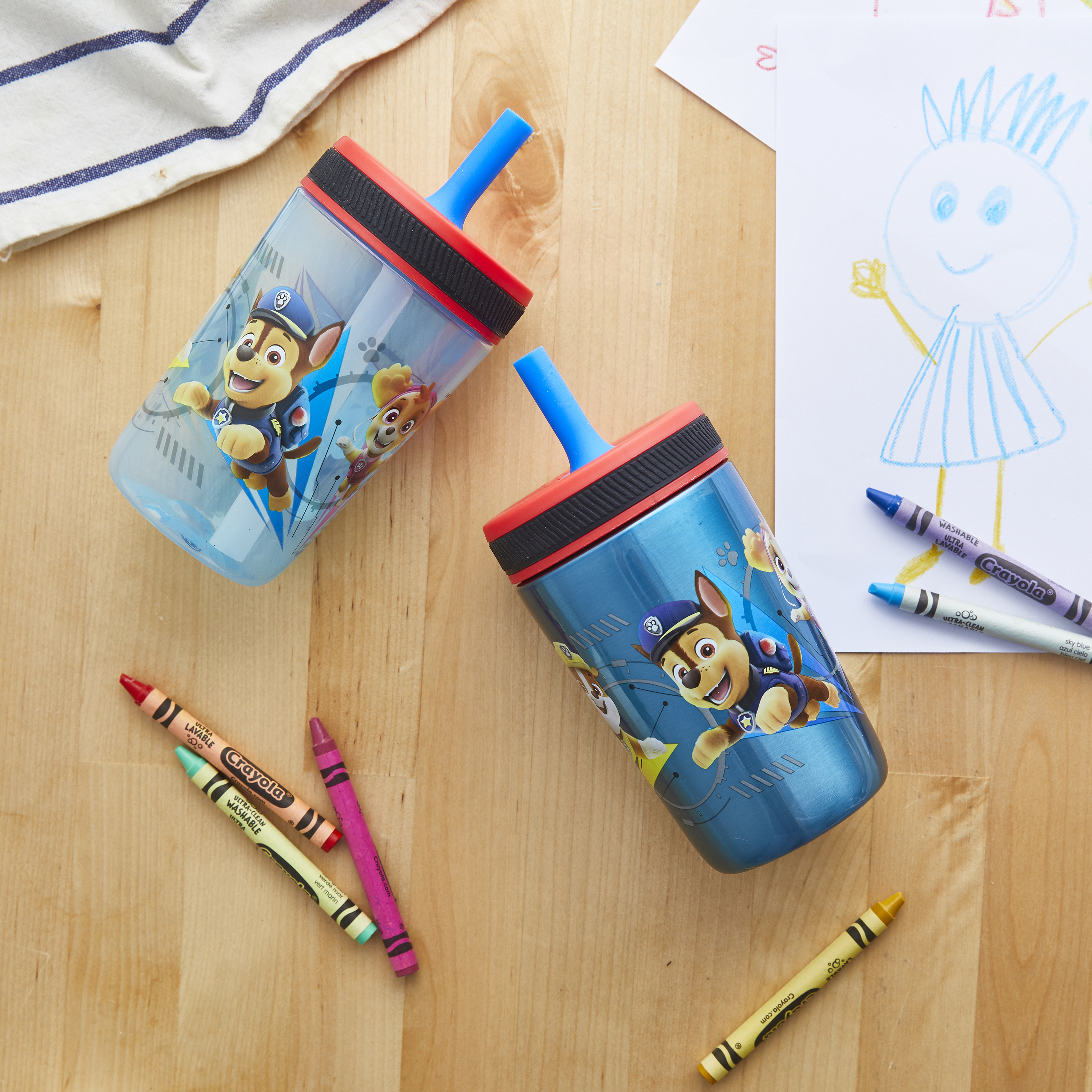 Paw Patrol 15 ounce Plastic Tumbler, Chase, Skye, Marshall and Friends, 3-piece set slideshow image 7 Paw Patrol 15 ounce Plastic Tumbler, Chase, Skye, Marshall and Friends, 3-piece set slideshow image 7