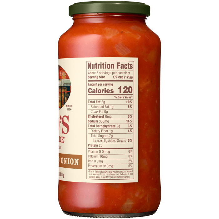 Caramelized Onion Sauce, 24 oz - Right Image
