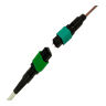 High Density, Splice-On Connector, SC, Non Shielded, Blue, Singlemode, 1 per Package, <55 dB