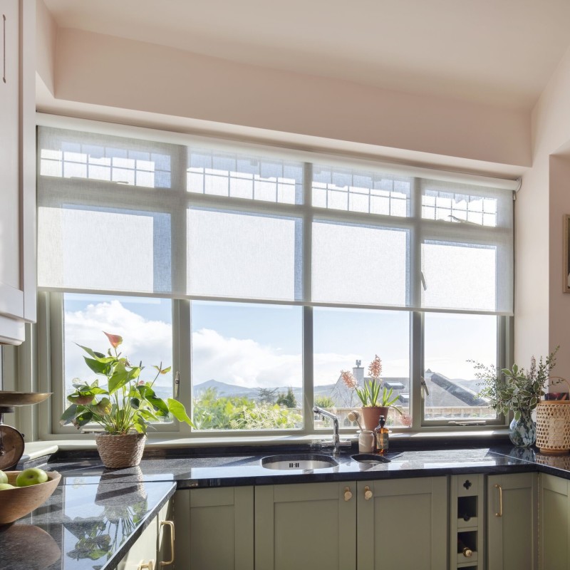 Ivy White Roller Blind