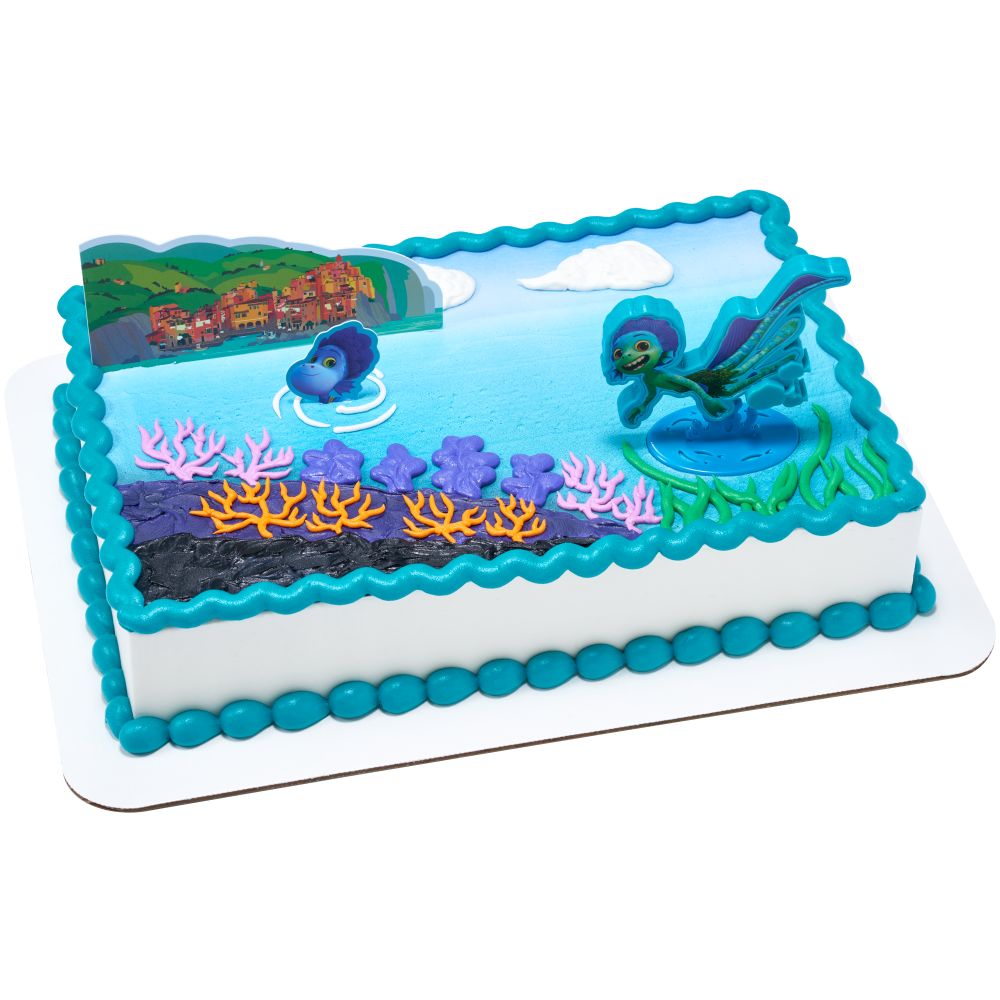 Image Cake Disney and Pixar's Luca The World is Yours