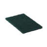 Hillyard, Trident, Extra Heavy Duty Abrasive Hand Pad, Rectangle, 9"x6", Green