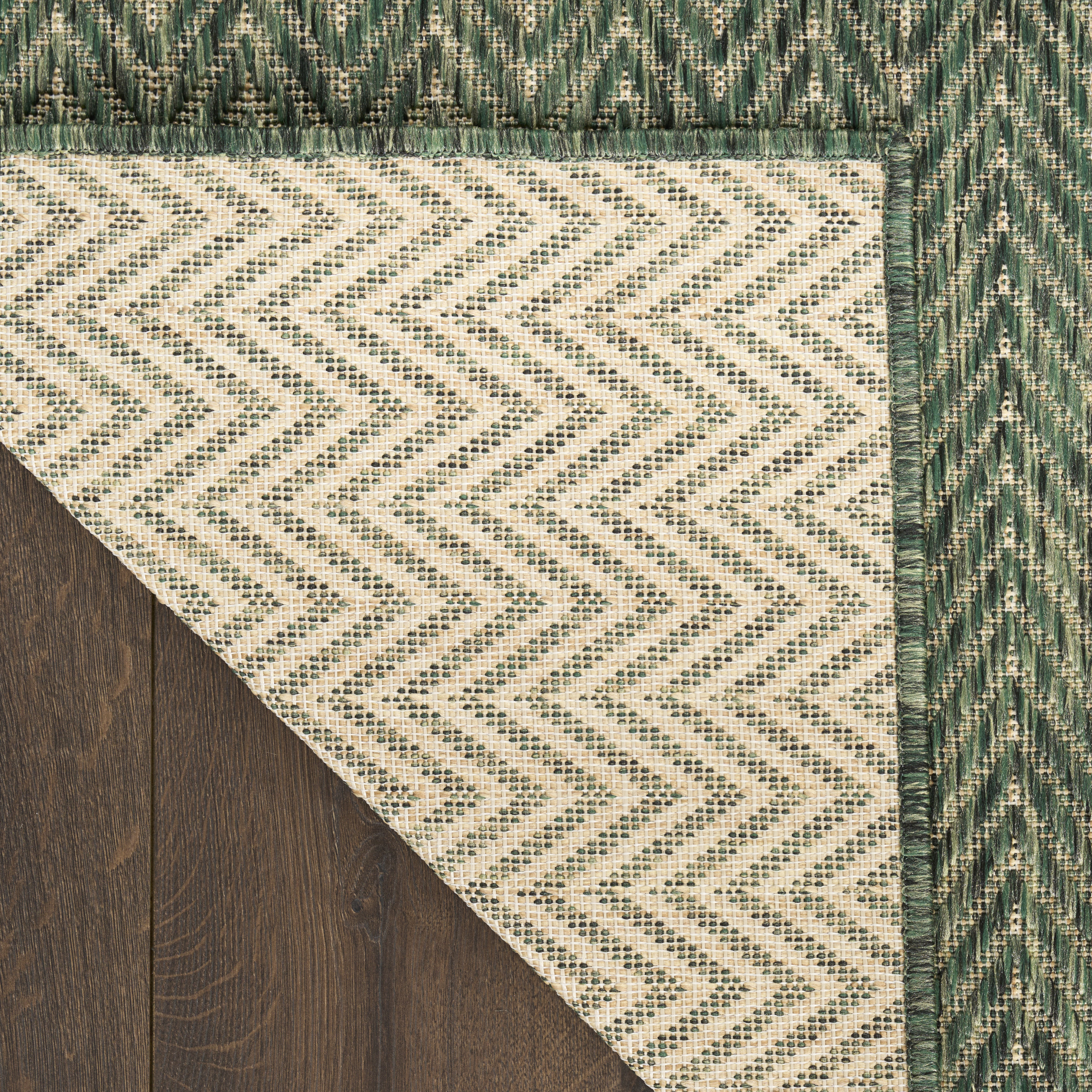 Nourison Horizon Indoor/Outdoor 8' x 10' Green Modern Rug