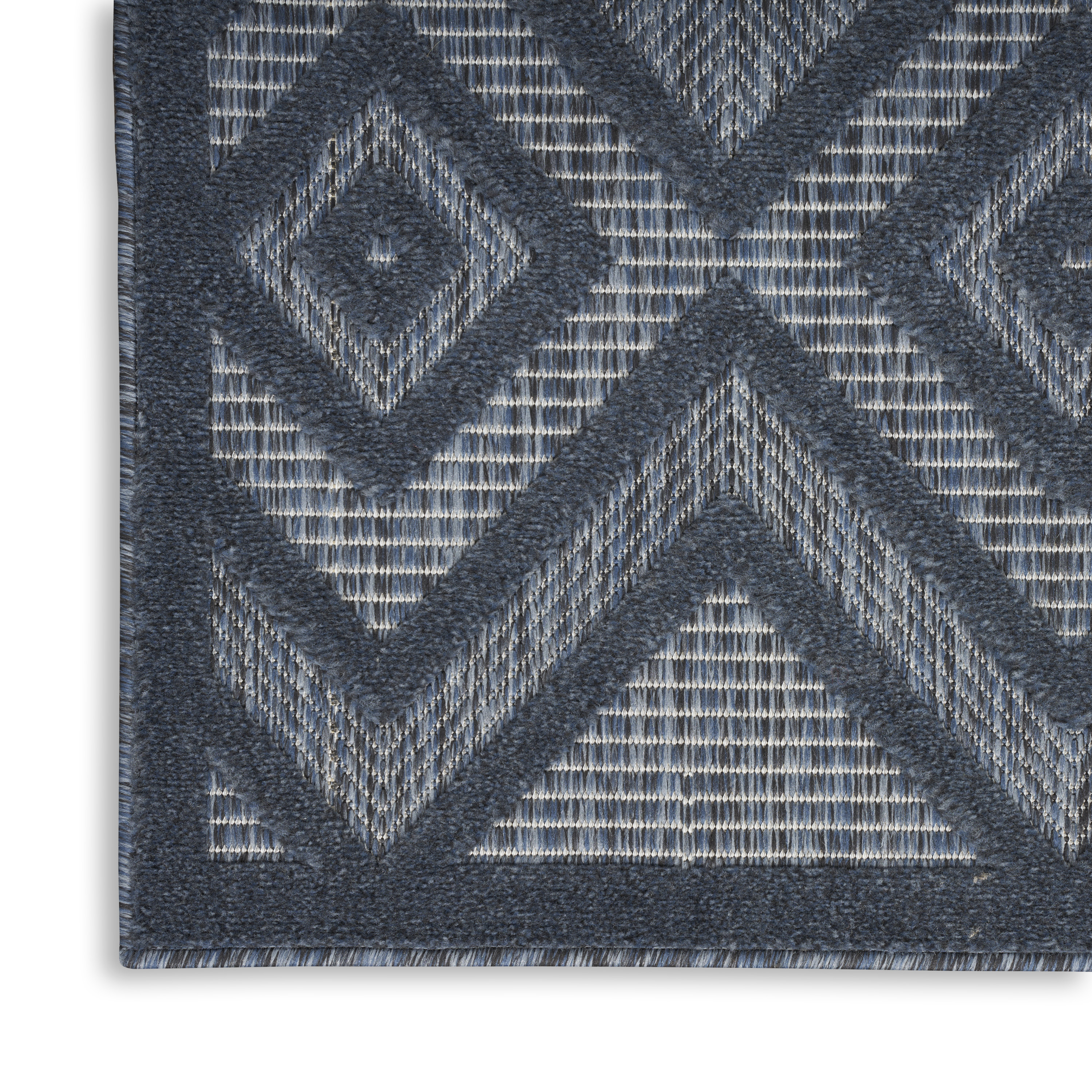 Nourison Versatile 8' x 10' Navy Blue Modern Rug