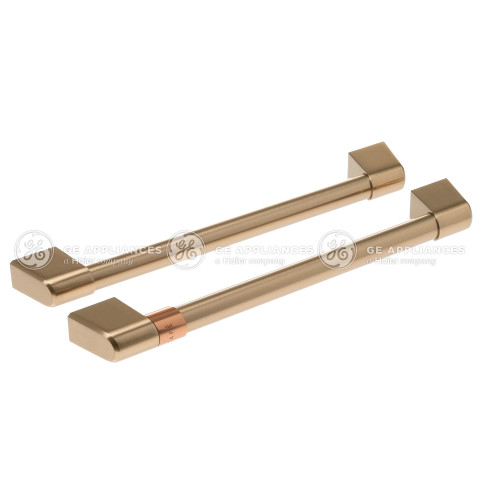 BRONZE FD WALL OVEN HANDLE W/ CAFE BADGE