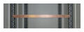 Copper Bus Bar Busbar Copper 45.75L x 1W in #10-32 Tapped