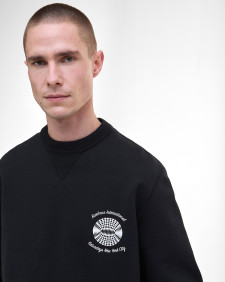 Barbour International x Saturdays NYC Graphic Sweatshirt Classic Black