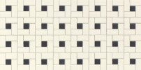 Foundation Linen & Black 12×24 Windmill Mosaic