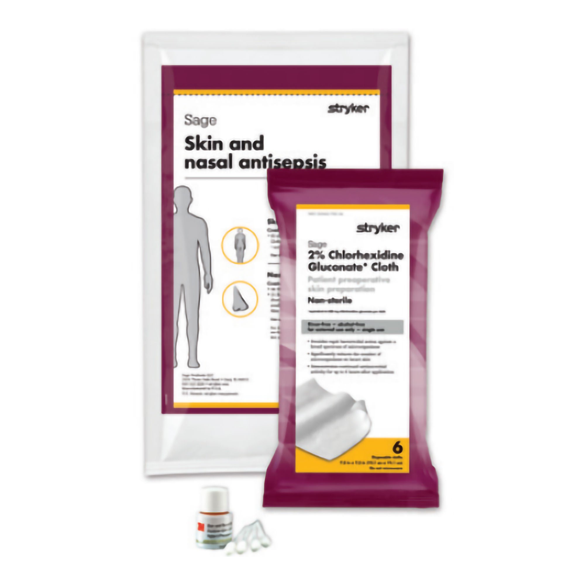 Sage Products PREP KIT, NASAL/ORAL/SKIN NOSETO TOES (20/CS)