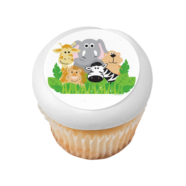 Jungle Animals PhotoCake® Edible Image®