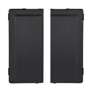 Rubbermaid Commercial, Locking Security Door Kit, Black
