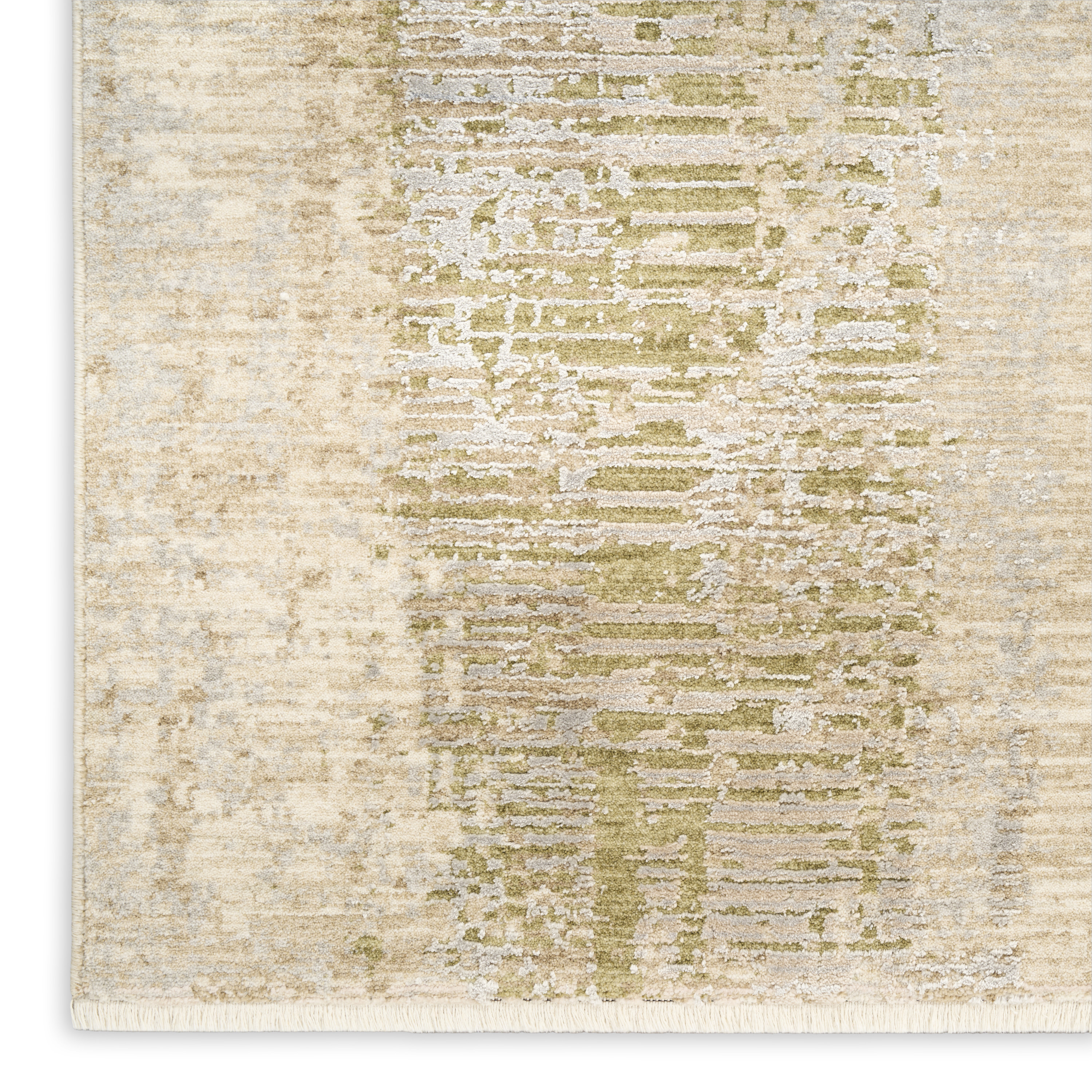 Calvin Klein CK089 Drift 7'10" x 10'2" Beige Sage Modern Indoor Rug
