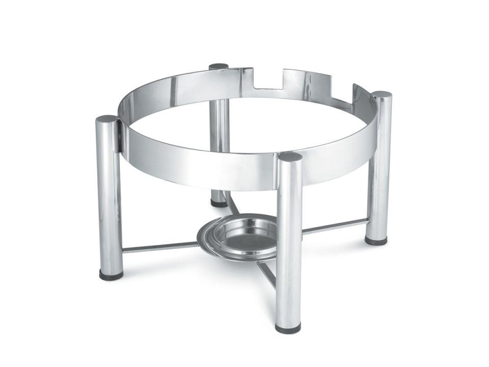 Stainless steel chafer stand for Intrigue® round induction chafer