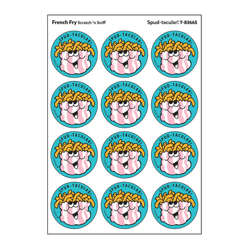 Spud-tacular!/ French Fry Scent Stickers, 24 ct.