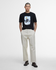 T-shirt Coster con stampa Steve McQueen 