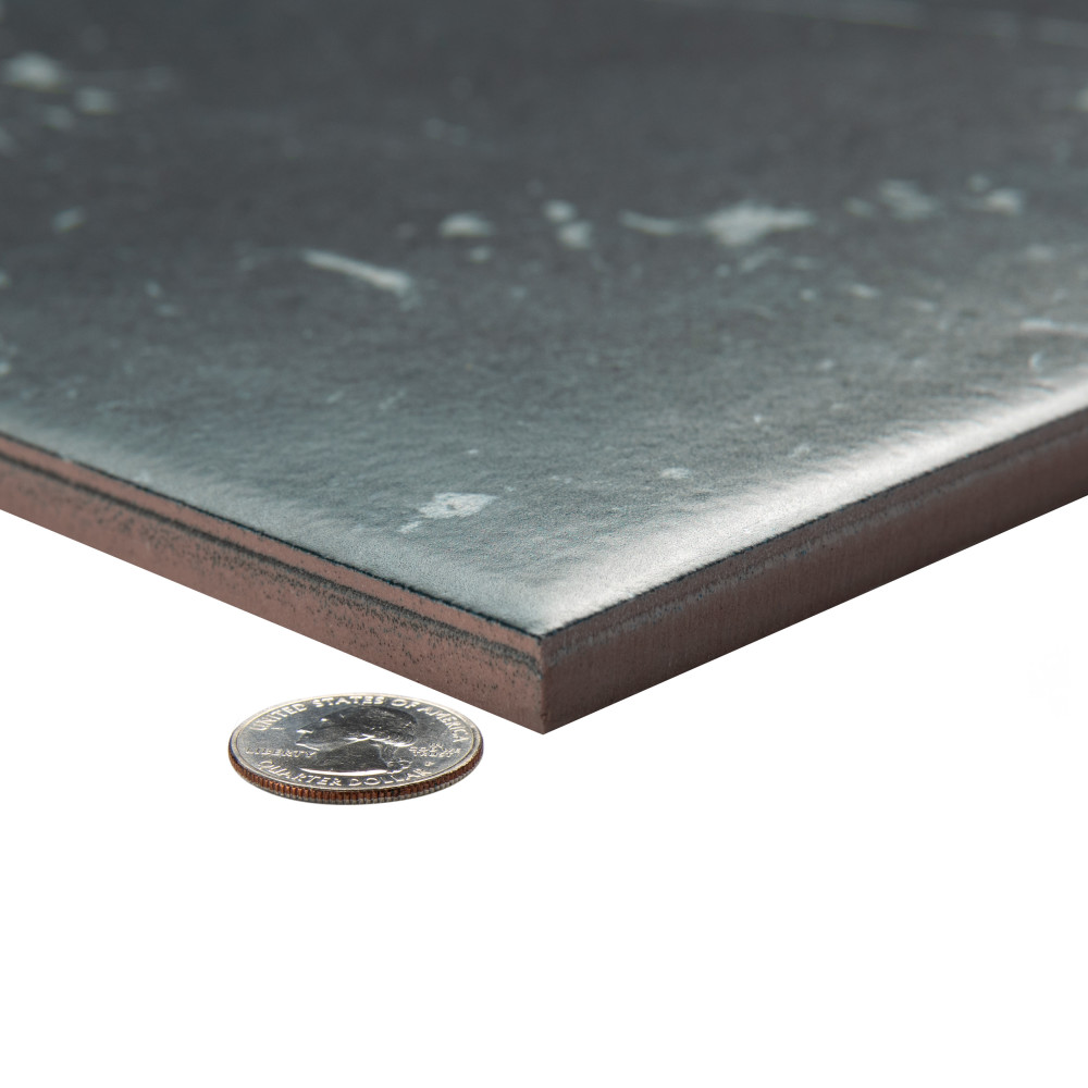 Timeless Marquina 9-3/4 in. x 9-3/4 in. Porcelain Floor and Wall Tile