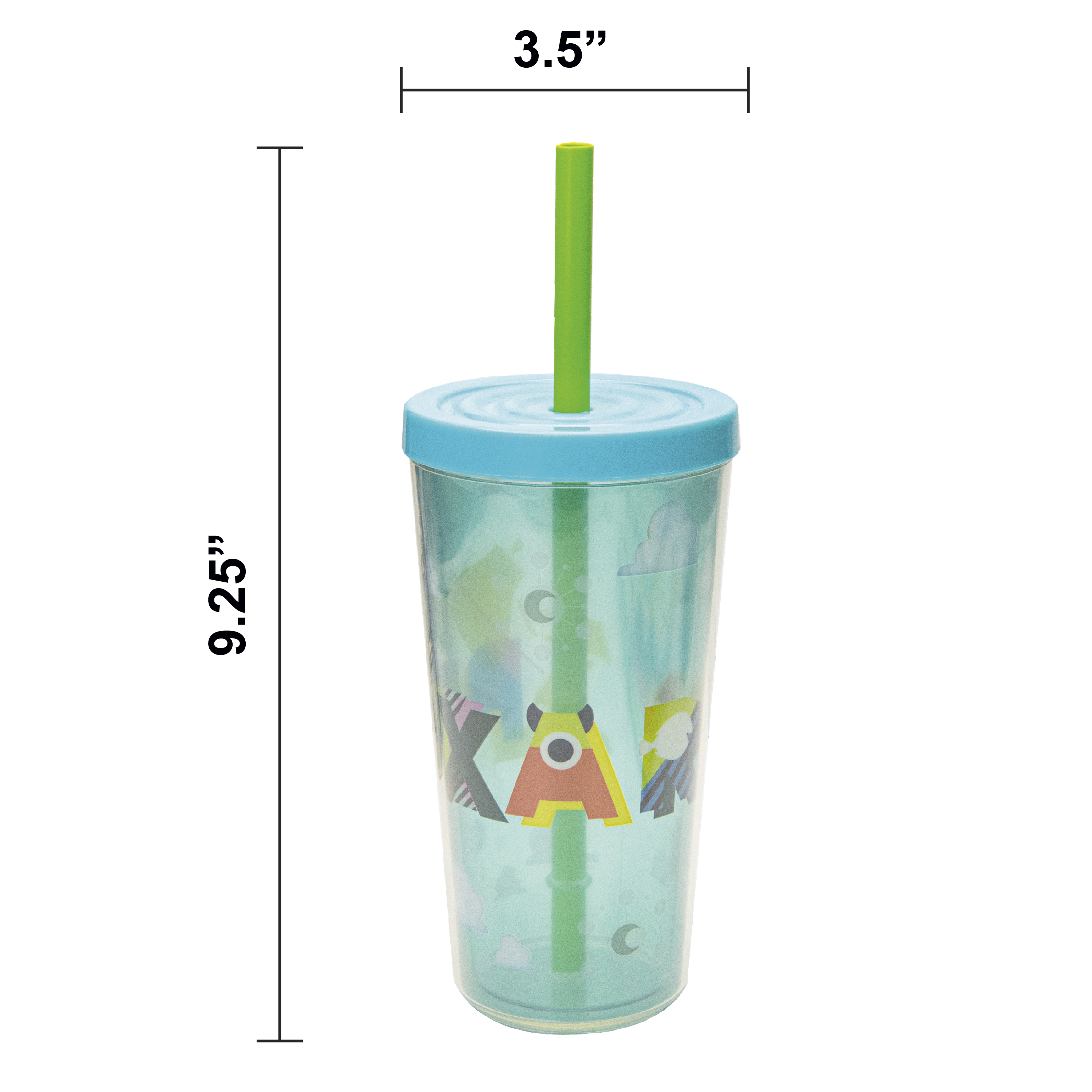 Disney and Pixar 16 ounce Insulated Plastic Tumbler with Straw, Pixar Friends slideshow image 3 Disney and Pixar 16 ounce Insulated Plastic Tumbler with Straw, Pixar Friends slideshow image 3