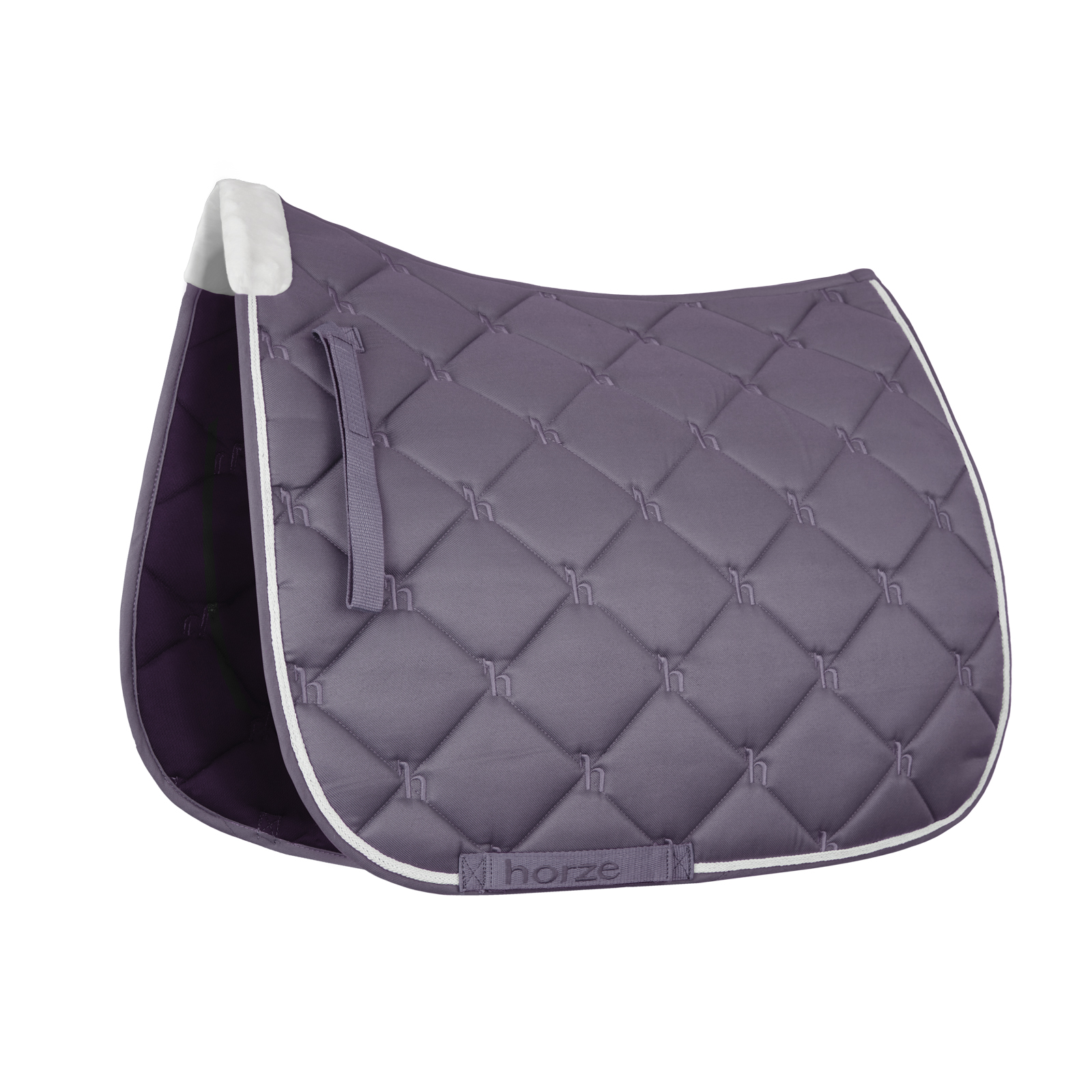 Horze Ghent Quick Dry Dressage Saddle Pad with Faux Fur