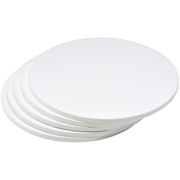 14" Round White Foil Cake Board