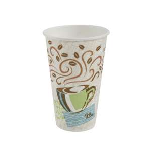 Dixie®, PerfecTouch 16oz Insulated Paper Hot Coffee Cups, Multicolor