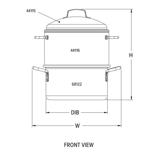 Engineering front view