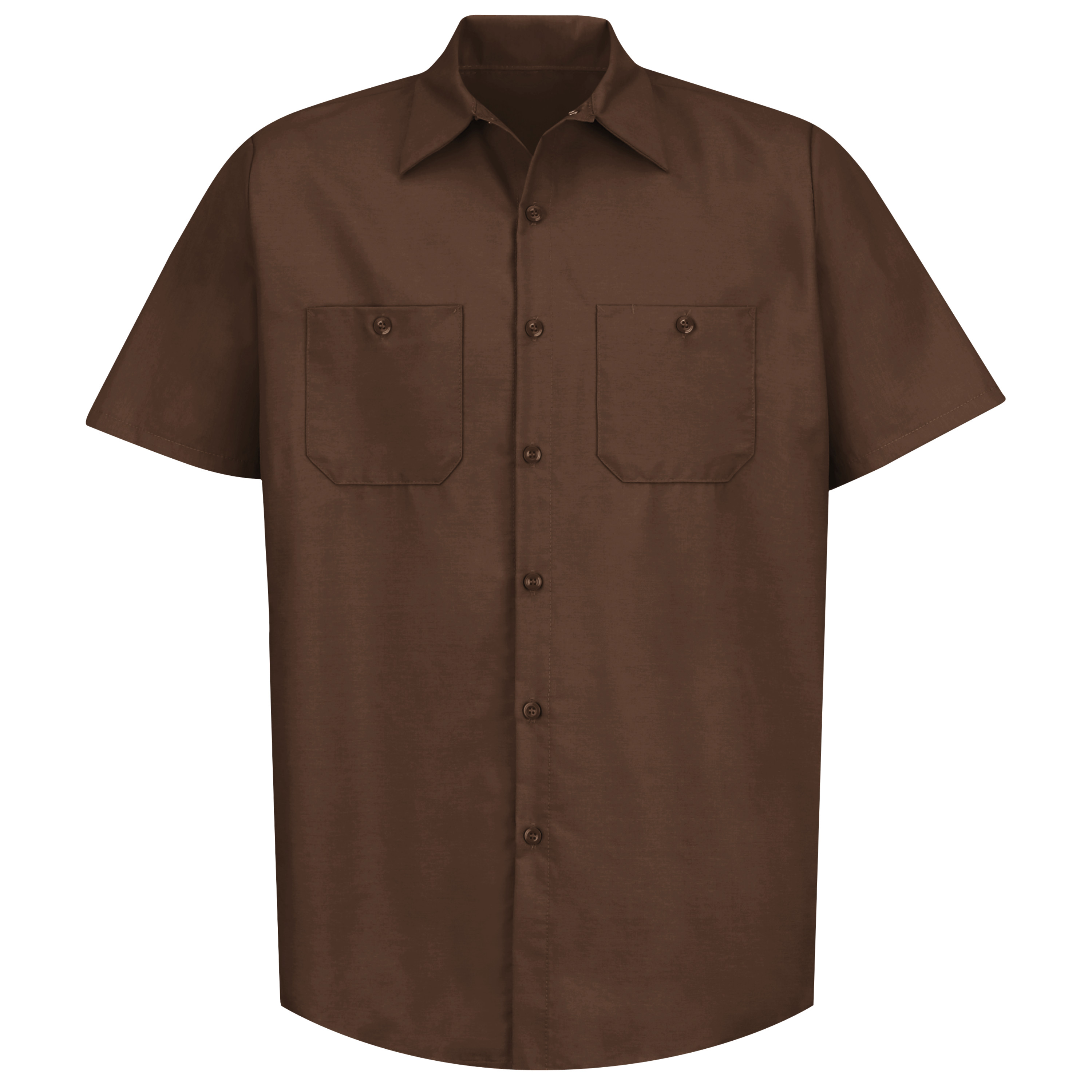 Red Kap Men's Short Sleeve Industrial Work Shirt - Picture 20 of 84