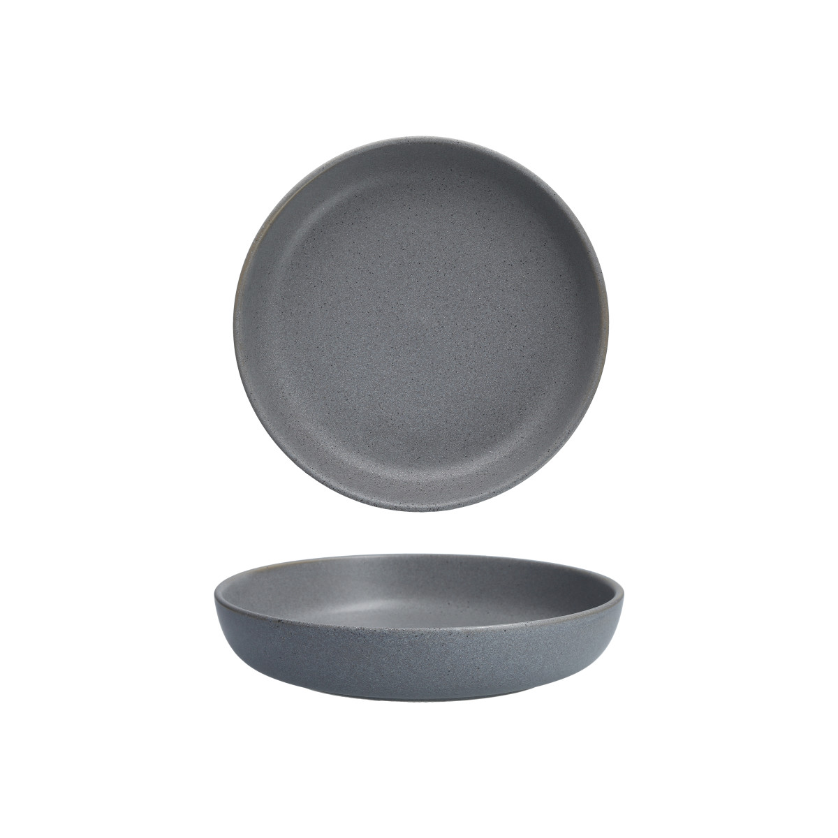Sound Low Coupe Bowl, Cement, Set of 4