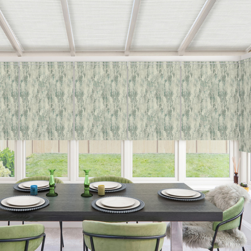 Wonder Blackout Seafoam Roller Blind