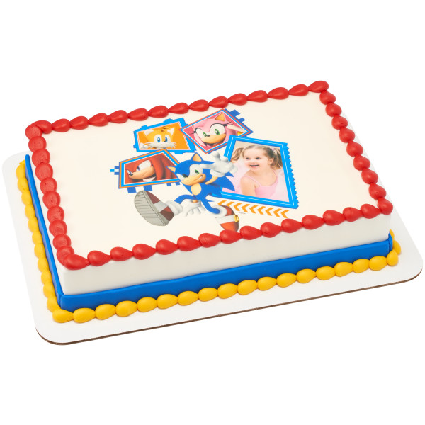 Sonic the Hedgehog™ and Friends PhotoCake® Edible Image® Frame
